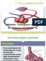 Difusion, Transporte de Gases y Equilibrio Acido Basico