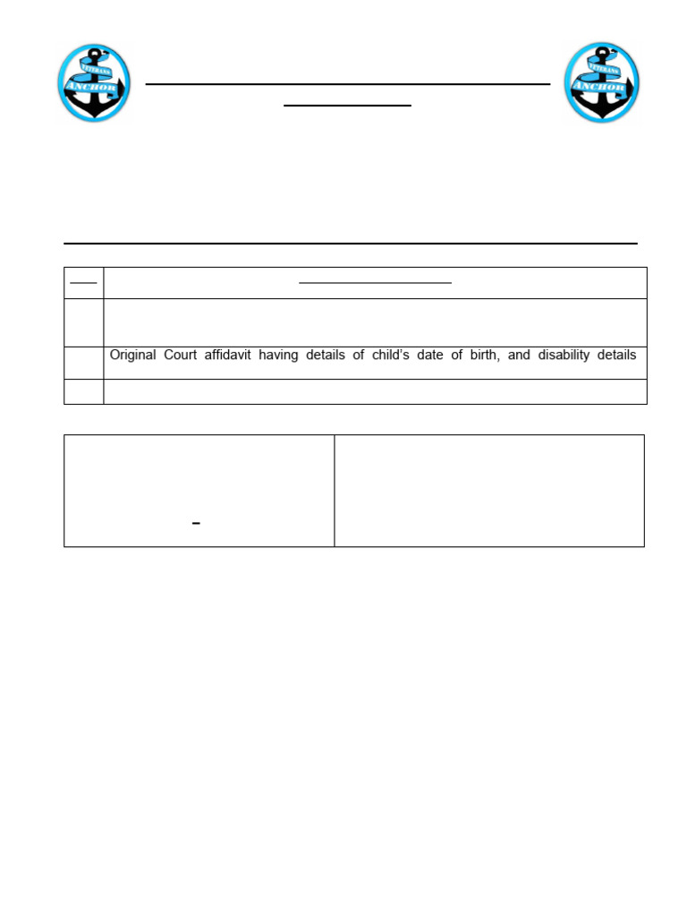 Disability Certificate for Handicapped Son Daughter | PDF | Affidavit
