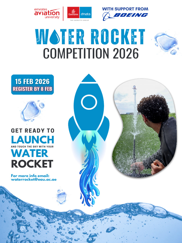 Water Rocket Comp Poster 2026 | PDF
