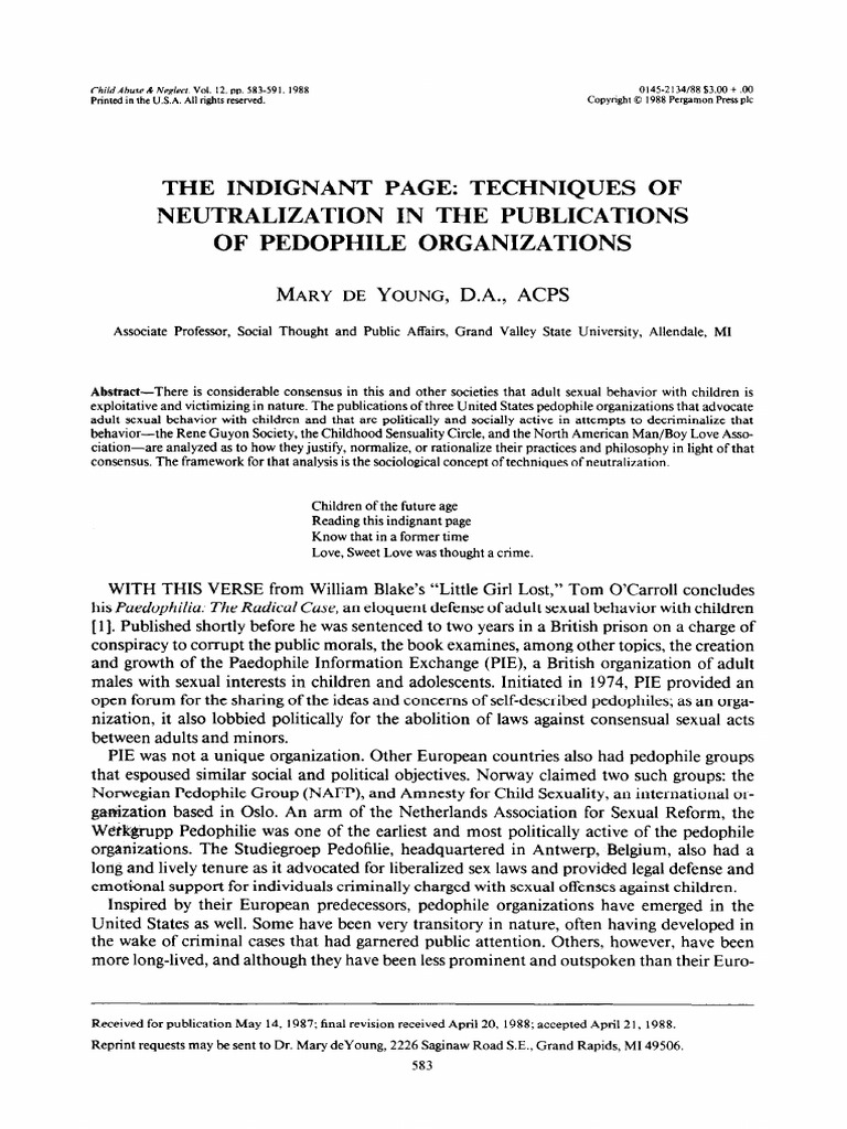 The Indignant Page- Techniques of Neutralization in the Publications of ...