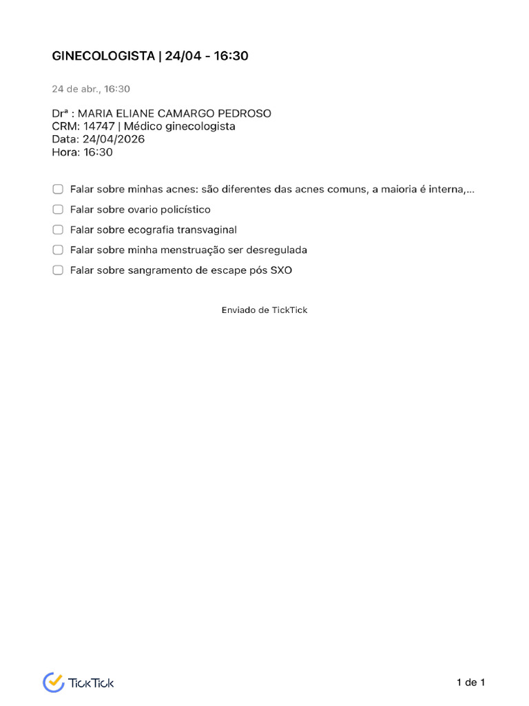 Tick Tick | PDF
