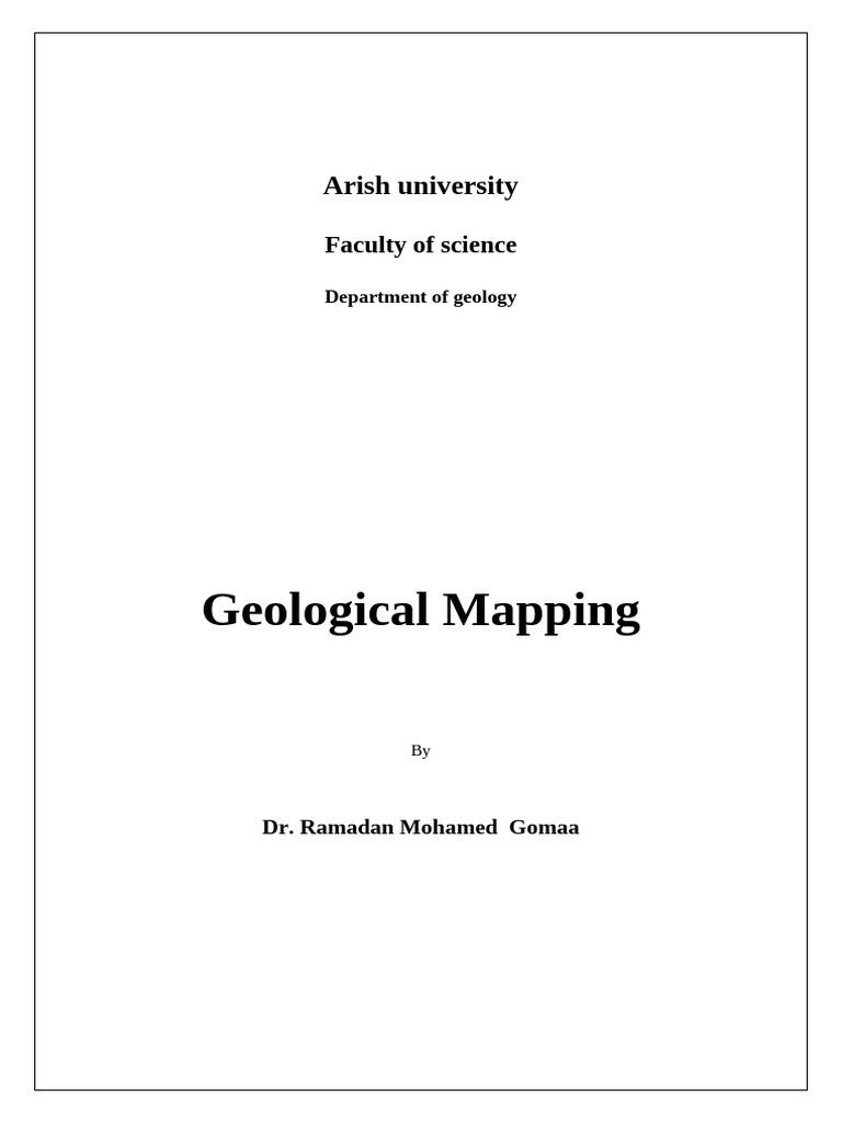 Geological Mapping | PDF | Fault (Geology) | Geology