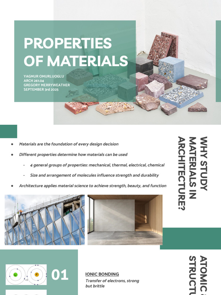 Properties of Materials | PDF | Chemical Bond | Ductility