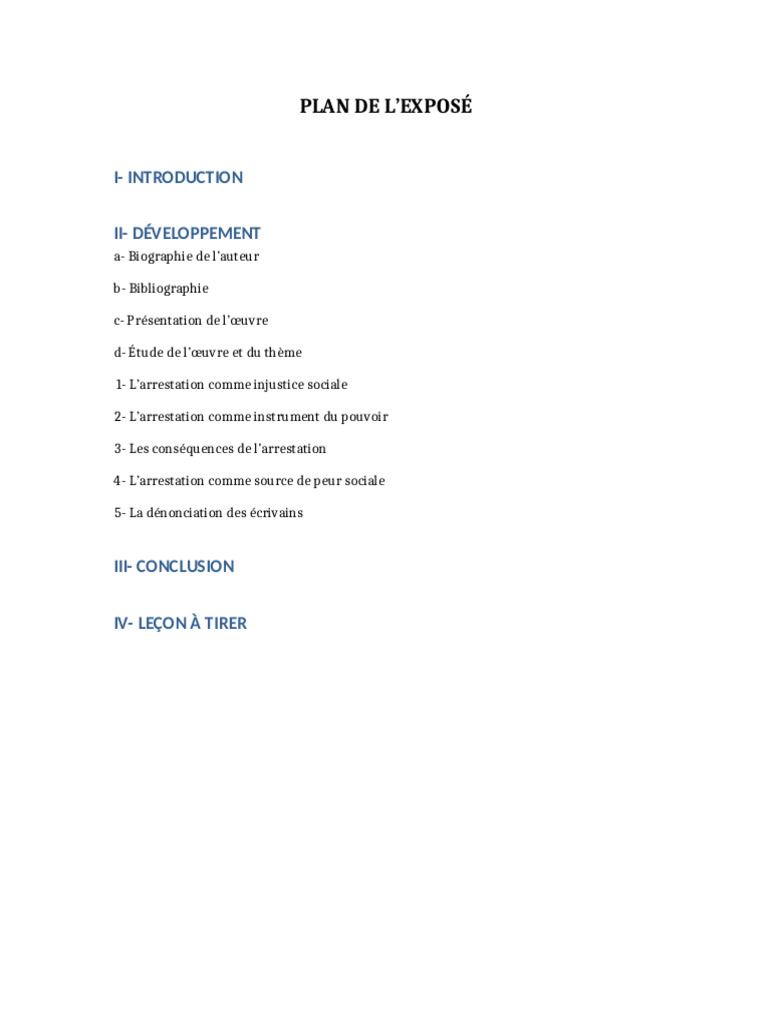 Plan Expose | PDF