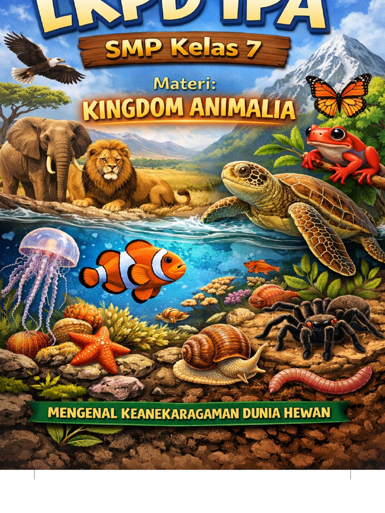 LKPD Kingdom Animalia | PDF