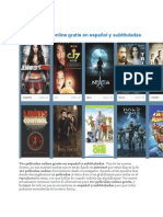 Ver Películas Online Gratis en Español y Subtituladas