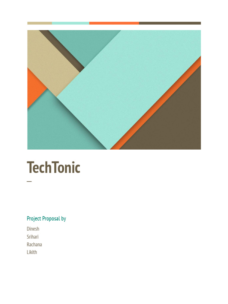Project Proposal | PDF