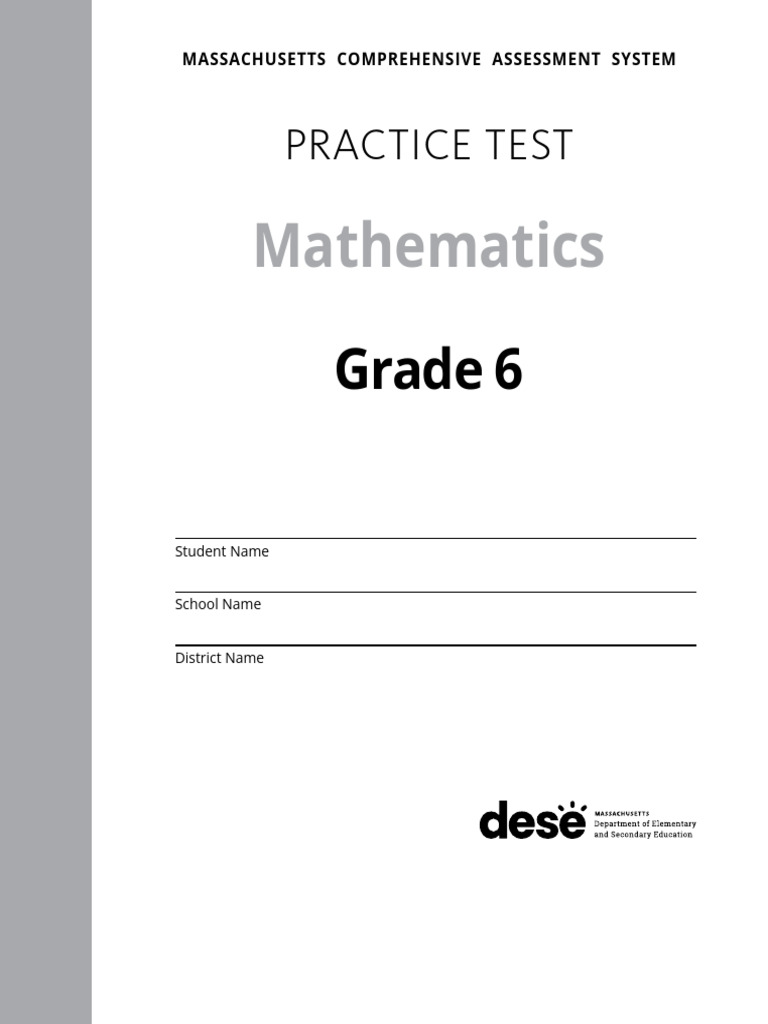 Mcas 25-26 Pt Math g6 Ada | PDF