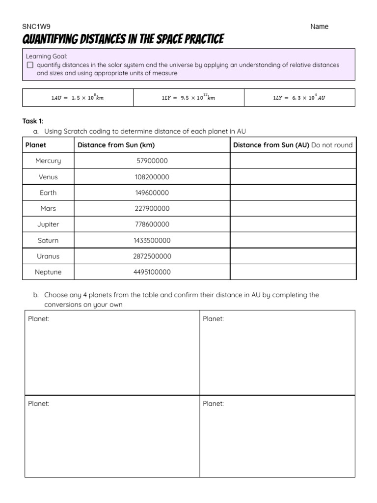 3-HO-Distances in Space Calculations and Coding (1) | PDF | Planets ...