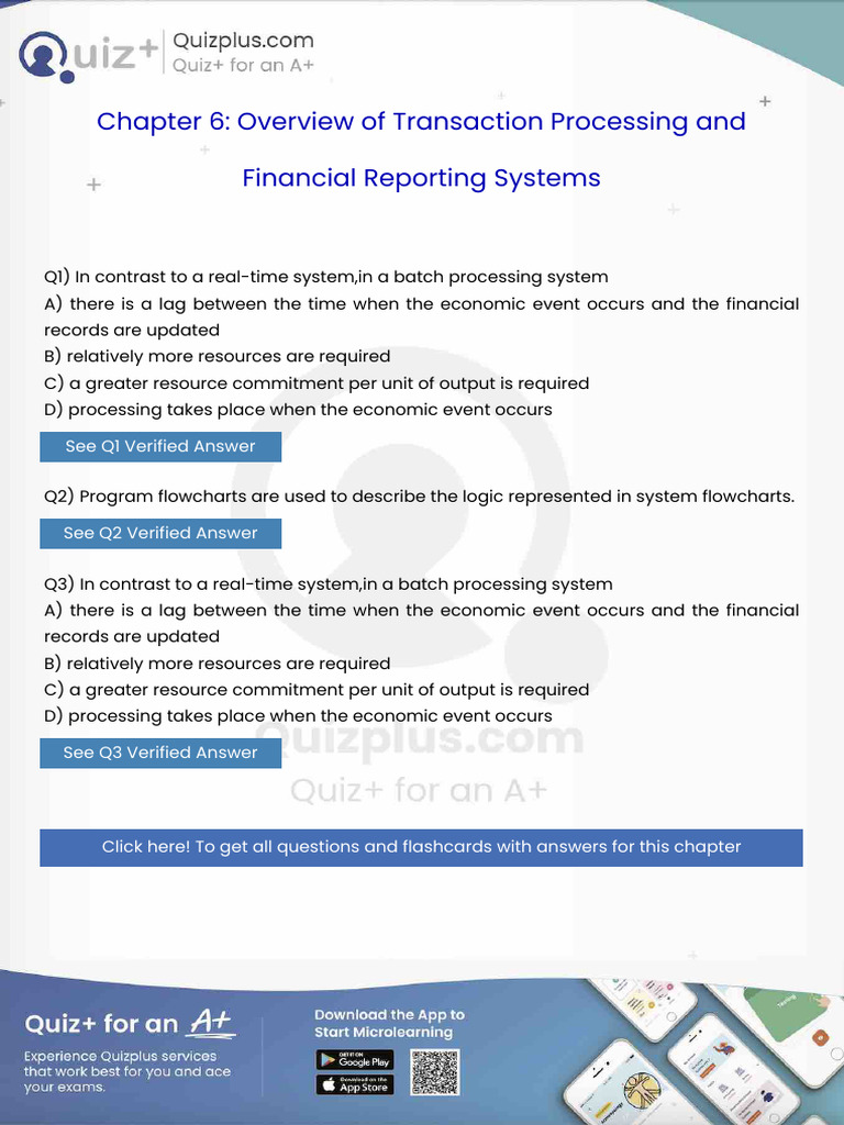 In Contrast to a Realtime Systemin a Batch Processing System | PDF