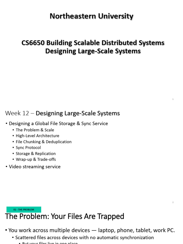 Week 12 System Design | PDF | Replication (Computing) | Cache (Computing)