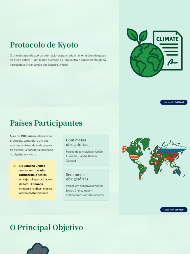 Protocolo de Kyoto | PDF | Protocolo de Quioto | Clima