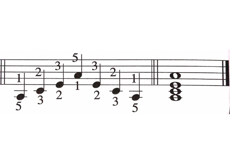 Lá Menor 2 Oitavas (1) Harpejo e Acordes | PDF
