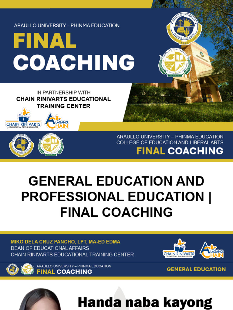 Au Phinma Final Coaching | PDF | Heliocentrism | Millennials