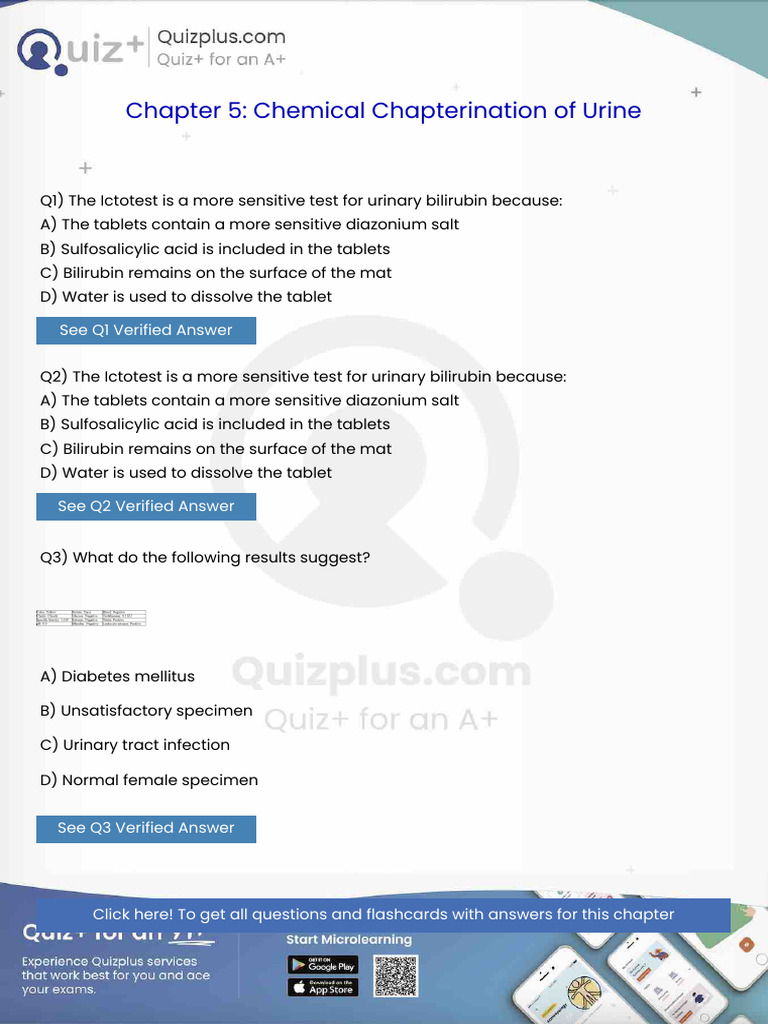 The Ictotest is a More Sensitive Test for Urinary Bilirubin Because ...