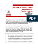 Diploma in Supply Chain Management: Training Program