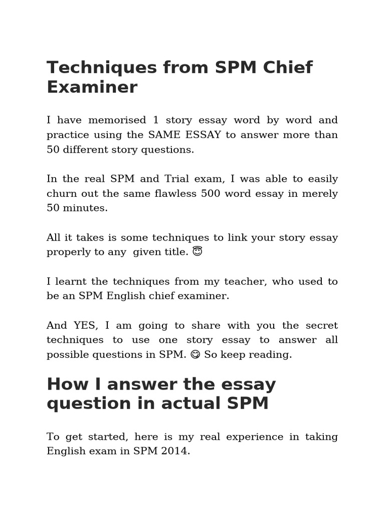 ESEI BI SPM | PDF