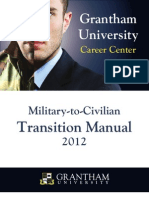 2012 Grantham University Military to Civilian Transition Manual