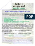 BNLP 2013 Recruitment Flyer