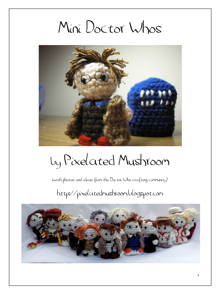 mini_doctors-pixelatedmushroom-20june2015 | PDF | Yarn | Embroidery