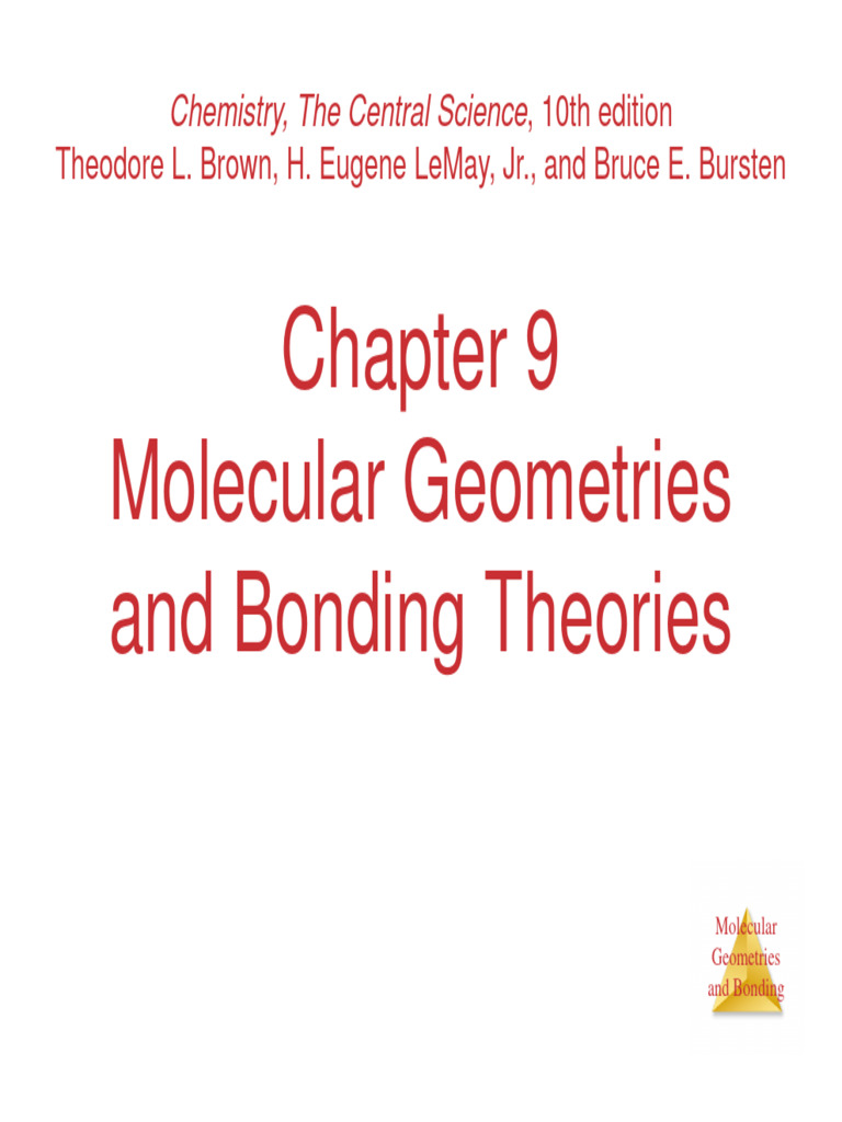 Chapter 9 Molecular Shapes | PDF | Chemical Bond | Molecules