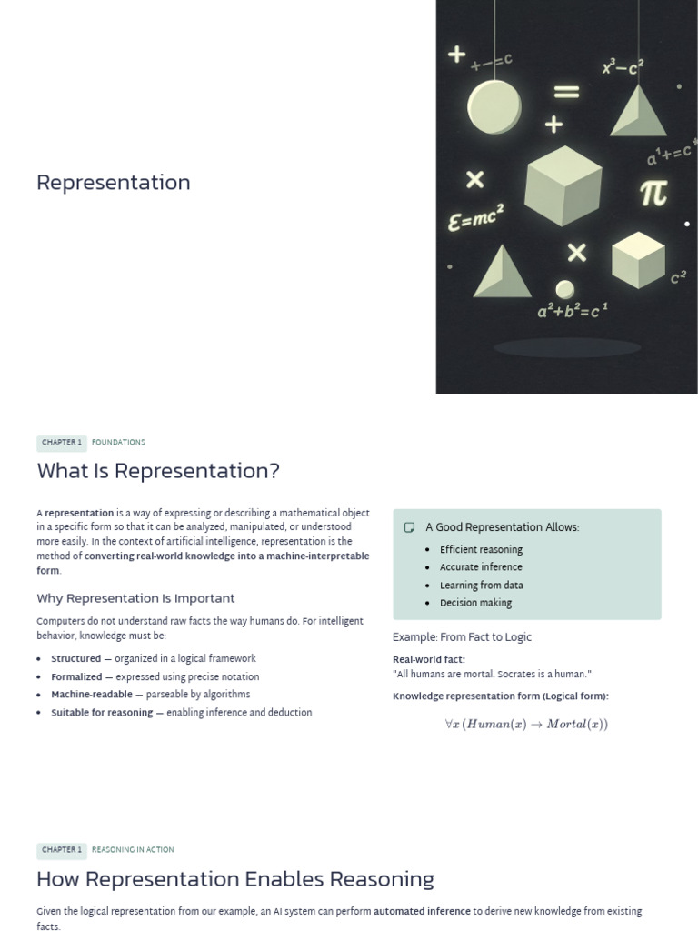 Representation 1 | PDF | Function (Mathematics) | Inference