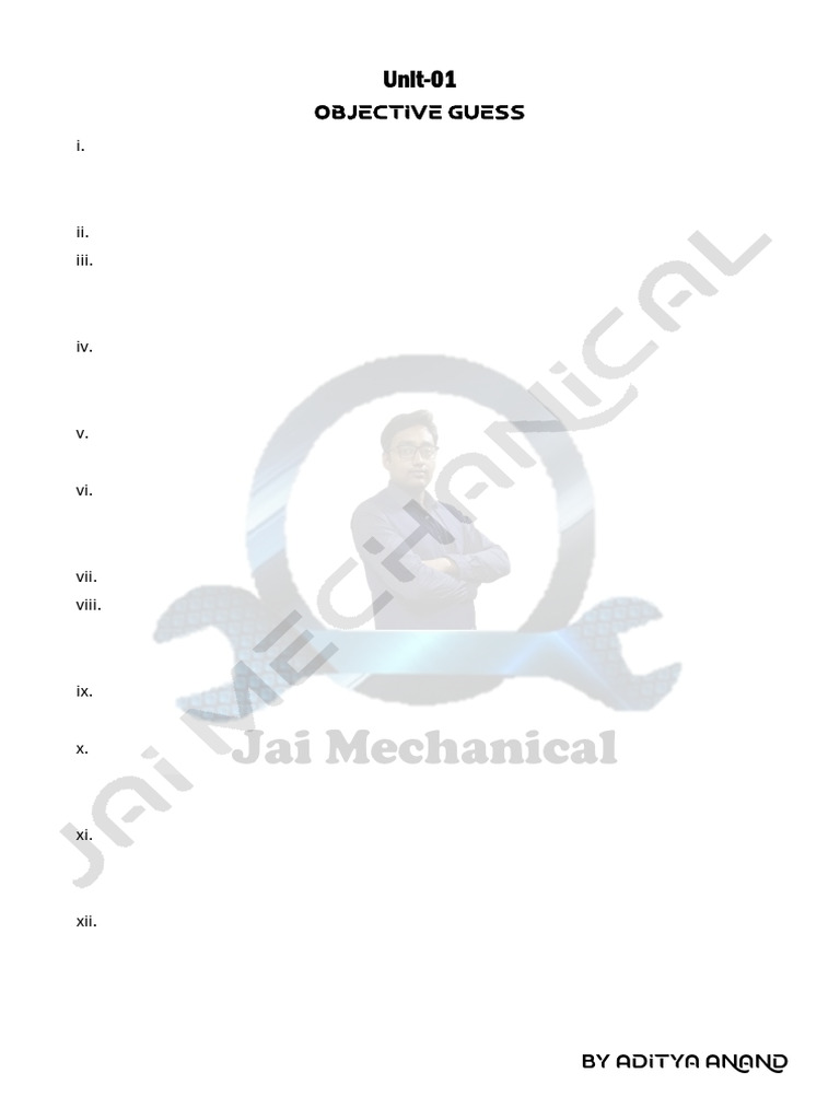 Advance Manufacturing Engineering Guess Question_83928571 | PDF ...