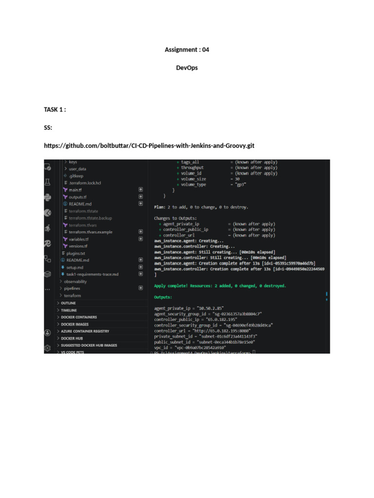 Dev Ops Assignment 4 | PDF