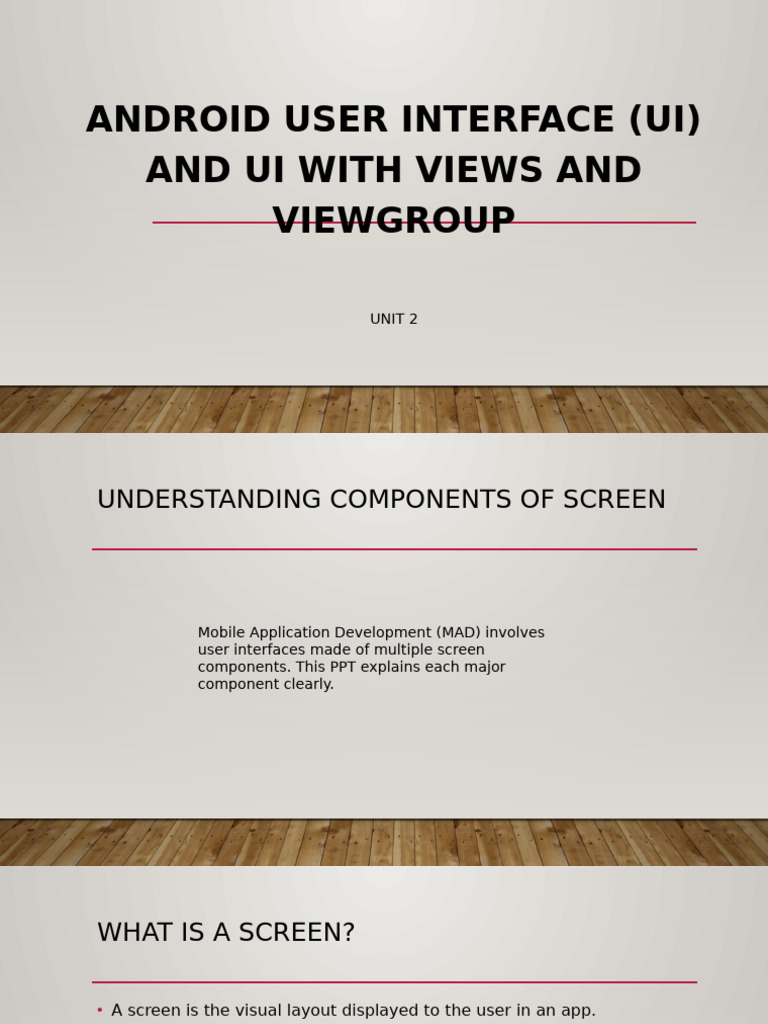 User Interface Design with Views and Layouts | PDF | Mobile App ...