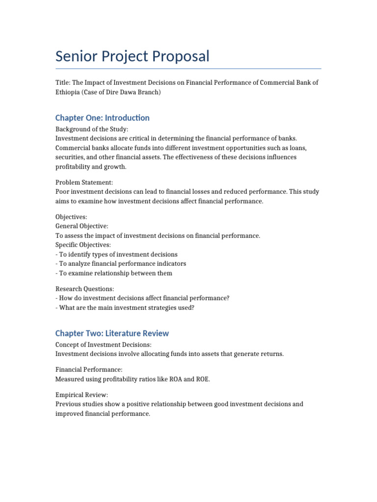 Senior Project | PDF