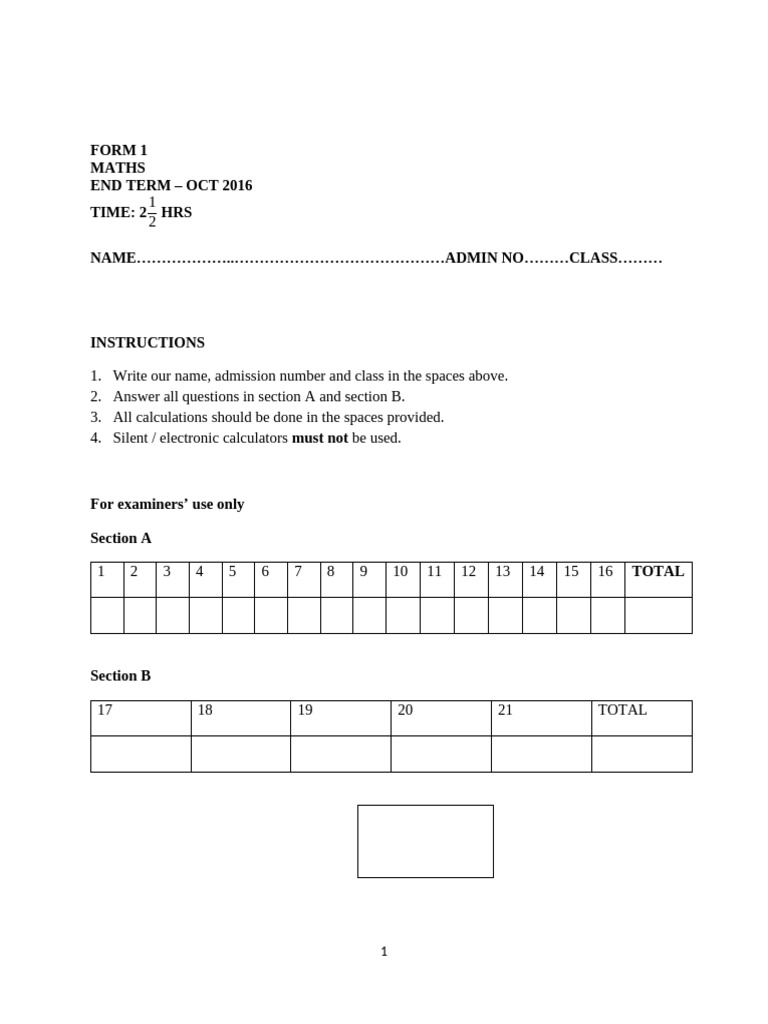 MATH F1 | PDF