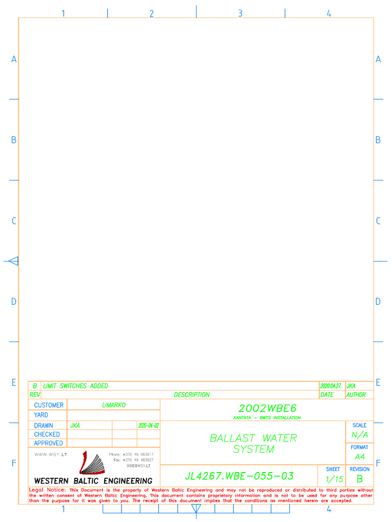 JL4267.WBE-055-03-B Ballast water system | PDF
