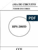 CCE TV HPS-2085D Diagrama Esquematico