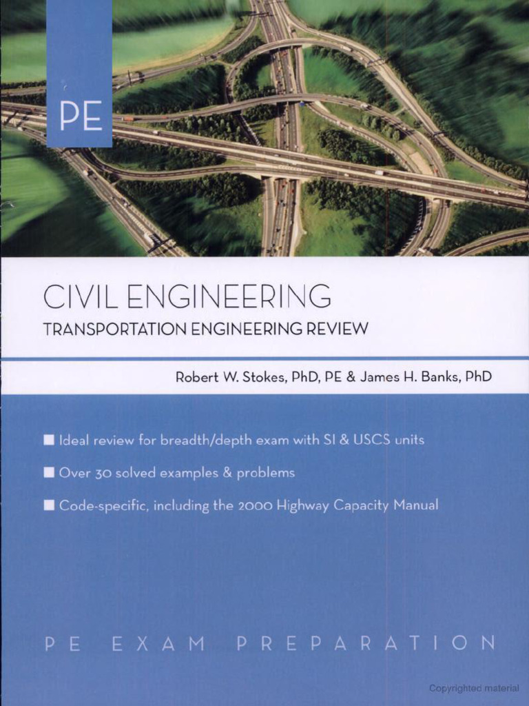 Civil Engineering Transportation Engineering Review Stokes Banks | PDF