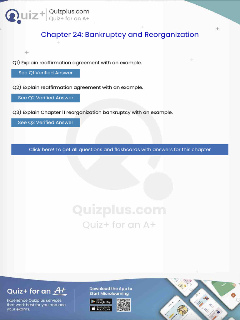Explain Reaffirmation Agreement With an Example | PDF | Law Of Agency ...