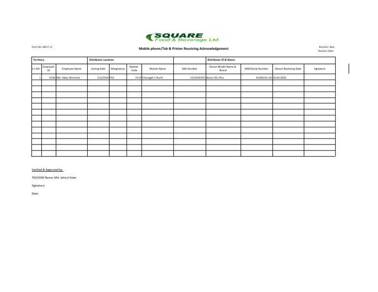 New Acknowledgement Format (1) | PDF