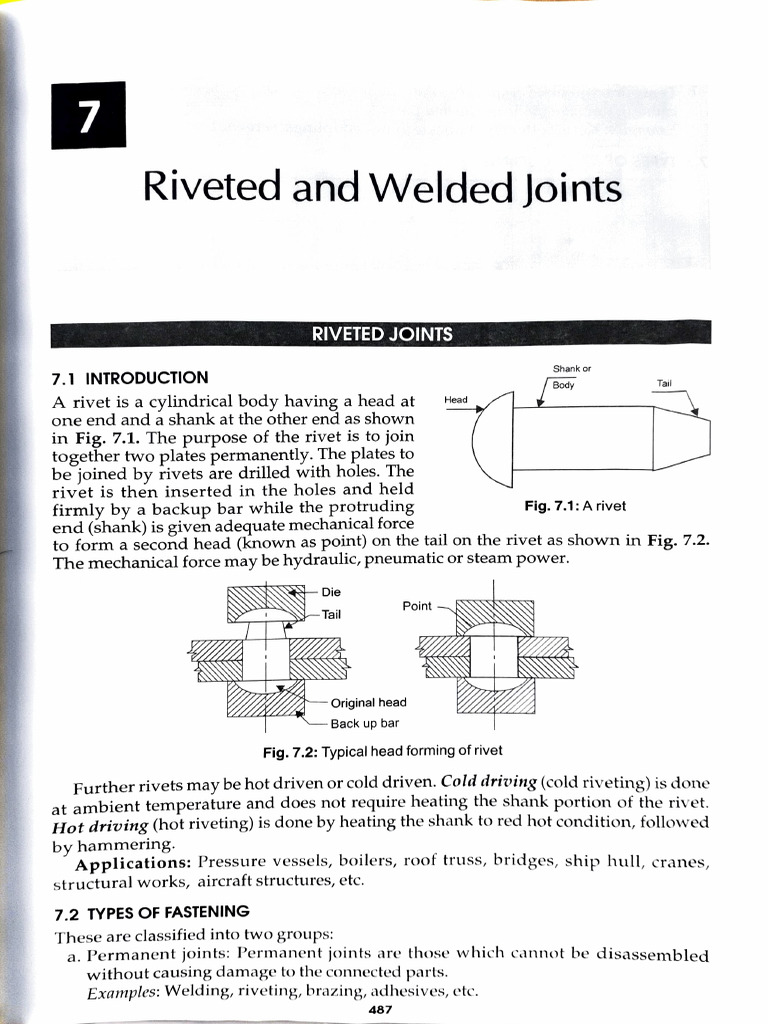 Design of Riveted Joints - DDM - Module 4b | PDF