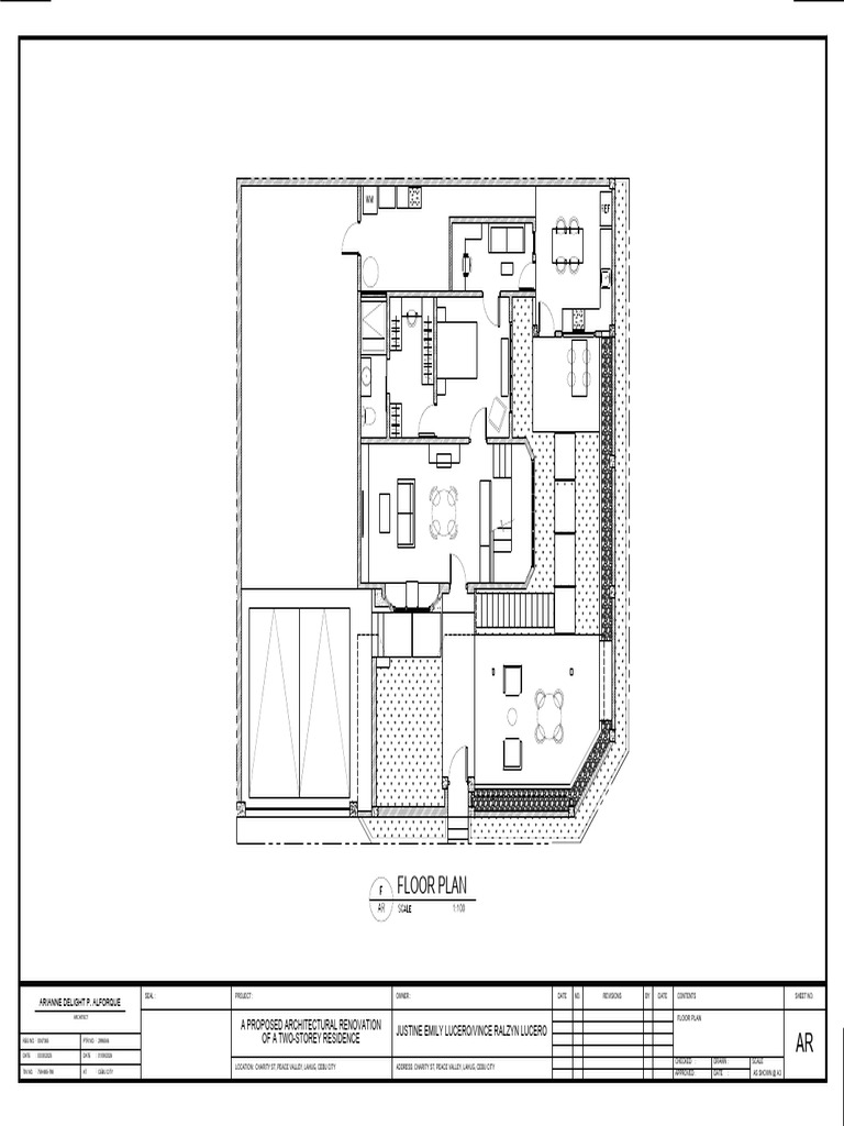 Casa l - Archtl & Engineering Plans | PDF | Technical Drawing