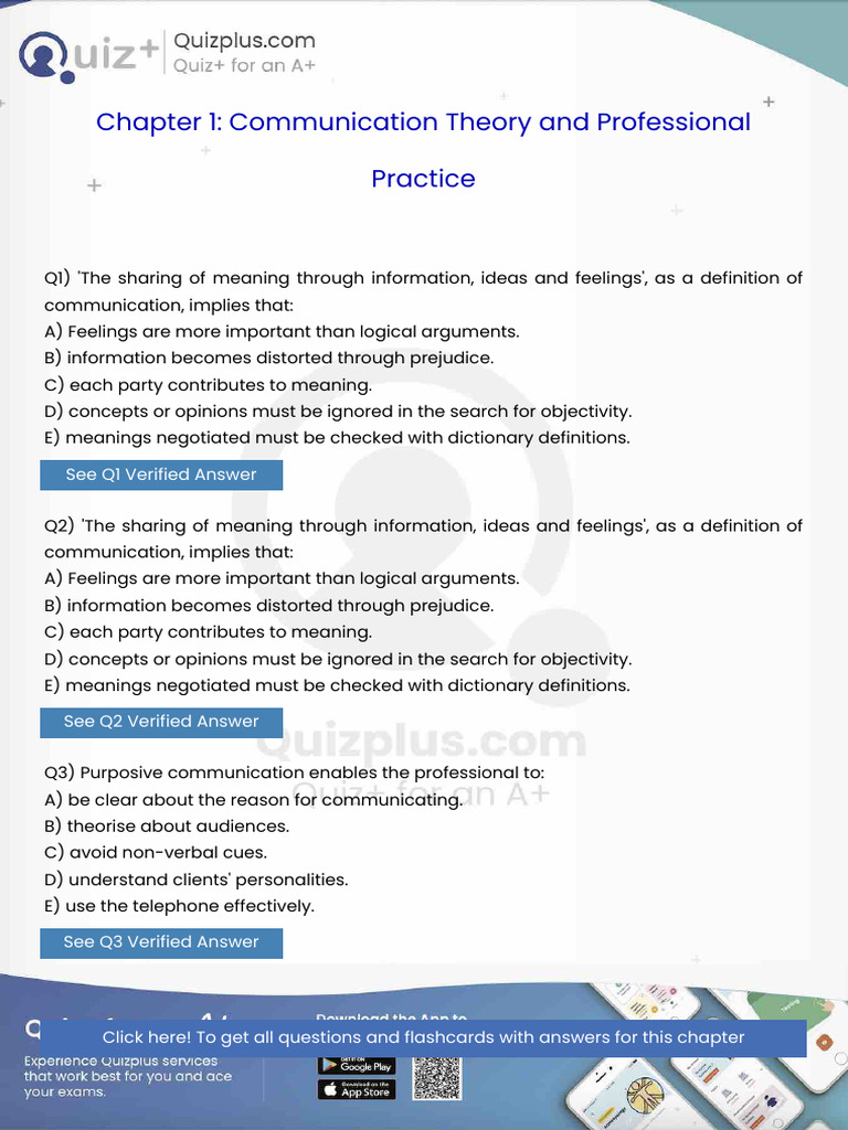 The Sharing of Meaning Through Information Ideas and Feelings as a ...