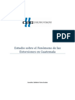 Estudio Sobre El Fenomeno de Las Extorsiones en Guatemala