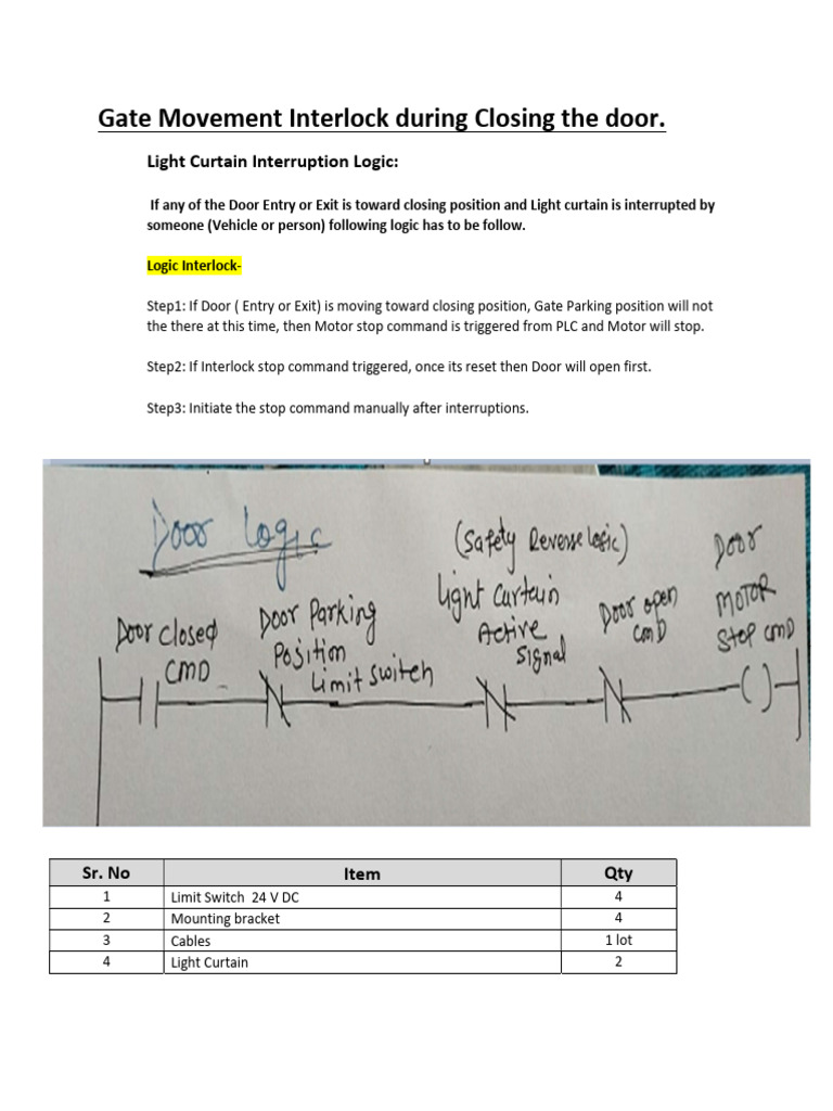 Gate Movement Details | PDF