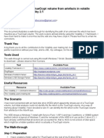 Identifying A Mounted TrueCrypt Volume From Artefacts in Volatile Memory Using Volatility 2.1