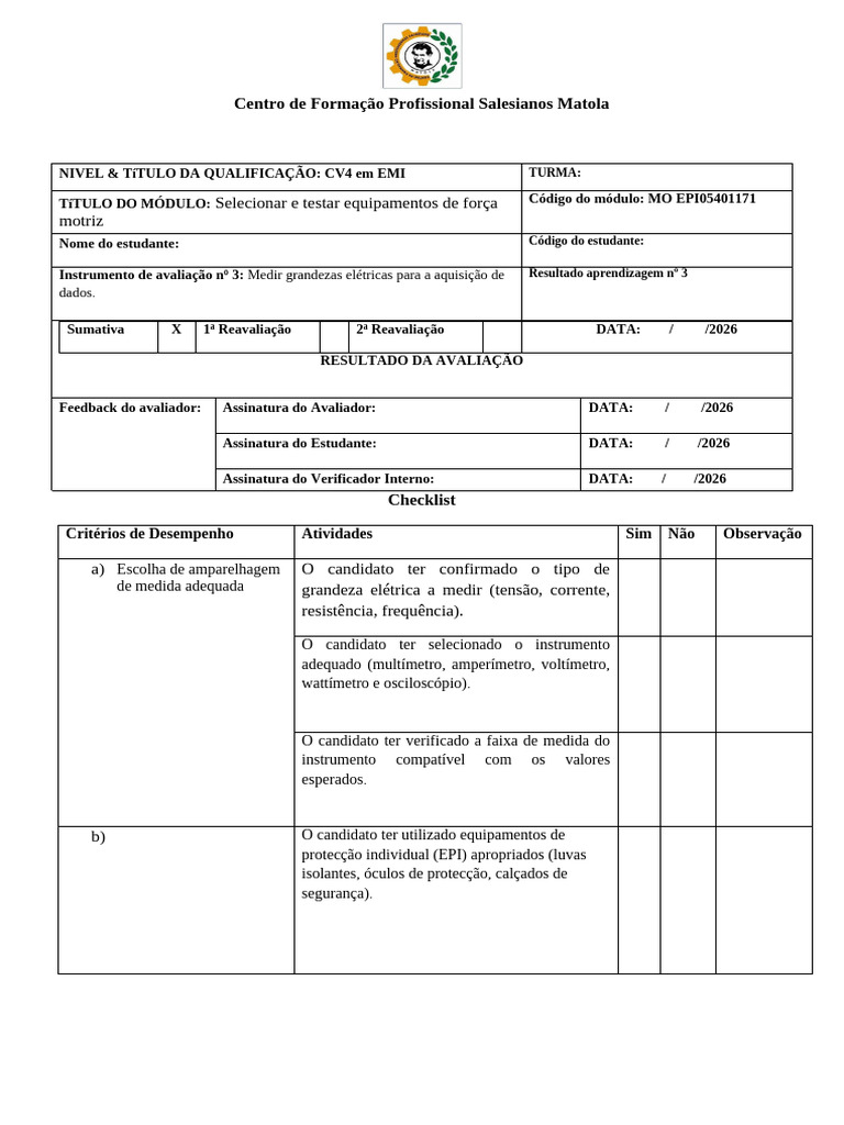 Checklist 3 | PDF