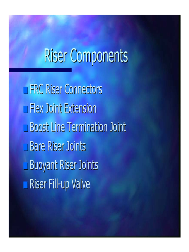 Riser Slides3 | PDF | Electrical Connector | Mechanical Engineering