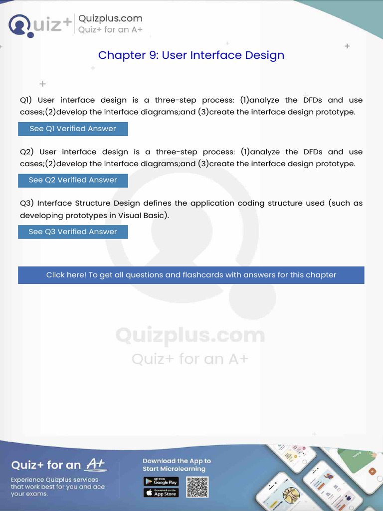 User Interface Design is a Threestep Process 1Analyze the Dfds and Use ...