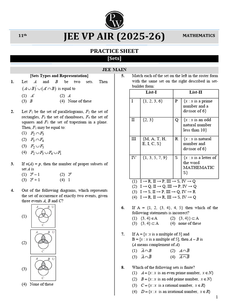 2.Sets | PDF