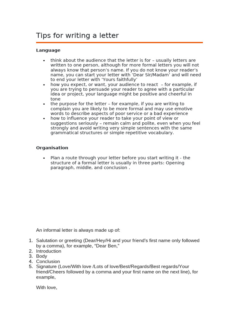 Letter Format | PDF | Languages | Foreign Language Studies