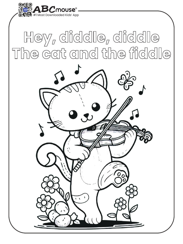 ABCmouse Rhyming Coloring Page 4 | PDF
