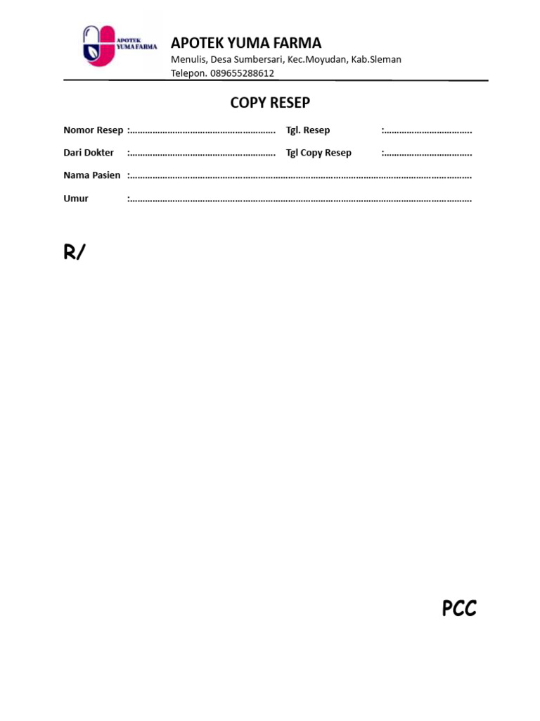 Copy Resep | PDF