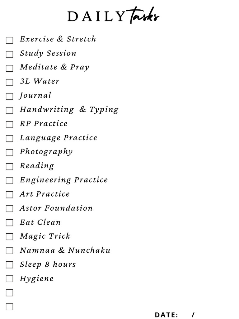 A5 Checklist | PDF
